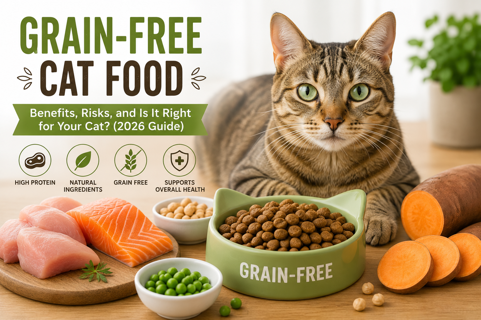 Grain-Free Cat Food: Benefits, Risks, and Is It Right for Your Cat? (2026 Guide)