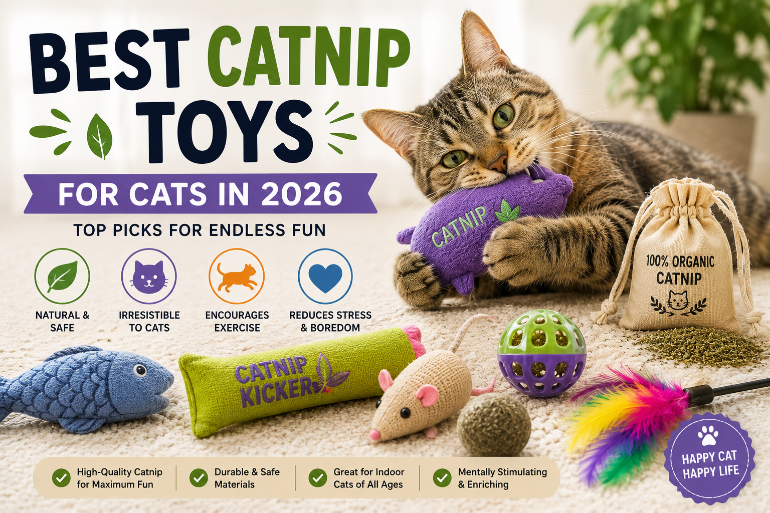 Best Catnip Toys for Cats in 2026