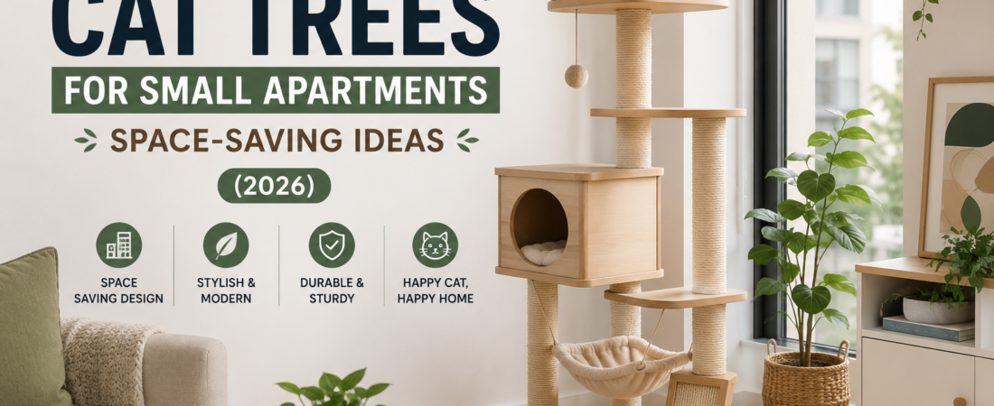Modern Cat Trees for Small Apartments: Space-Saving Ideas (2026)