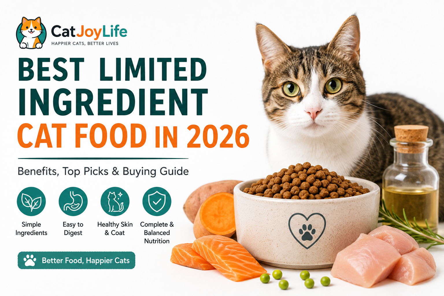 Best Limited Ingredient Cat Food in 2026: Benefits, Top Picks & Buying Guide