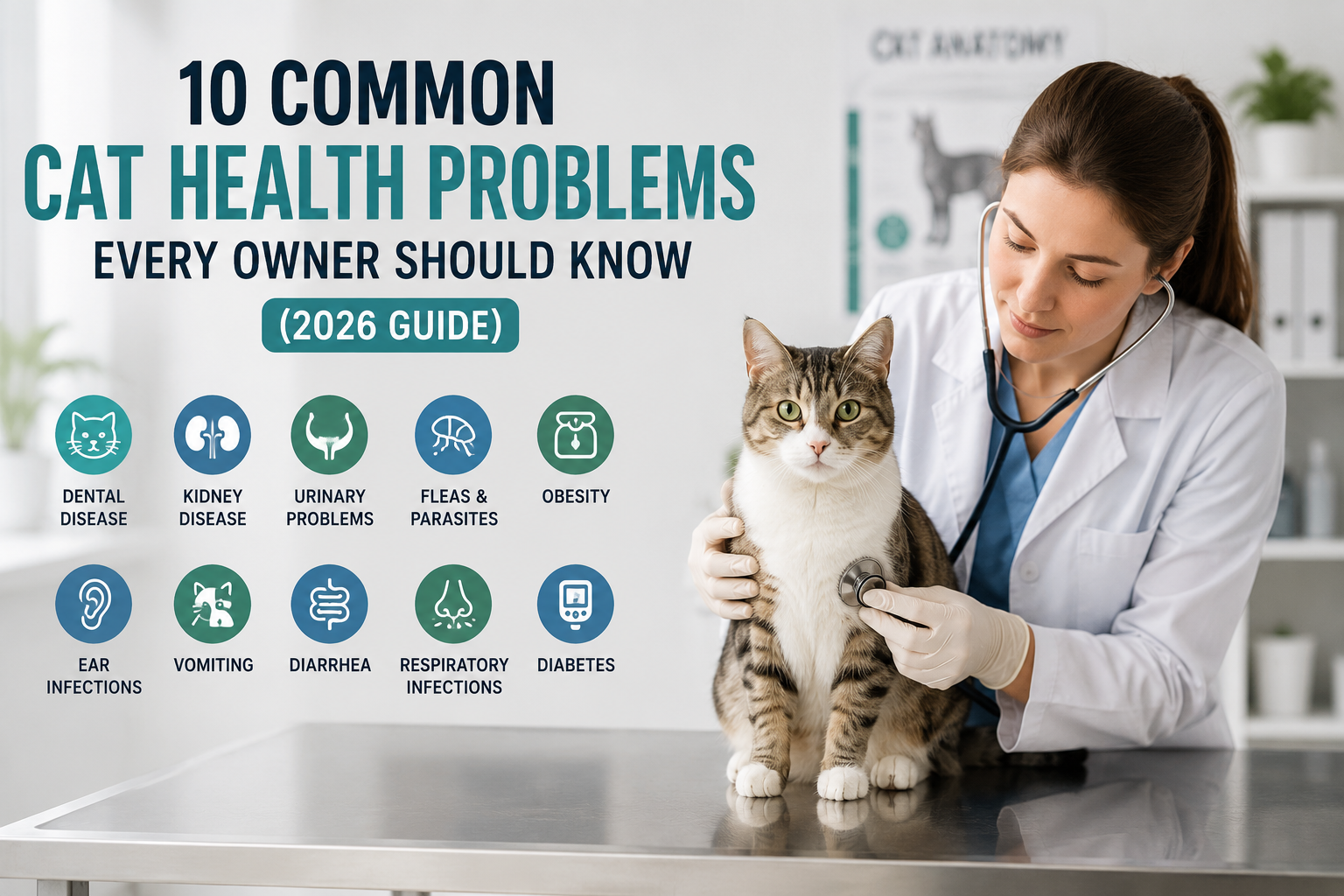 10 Common Cat Health Problems Every Owner Should Know (2026 Guide)