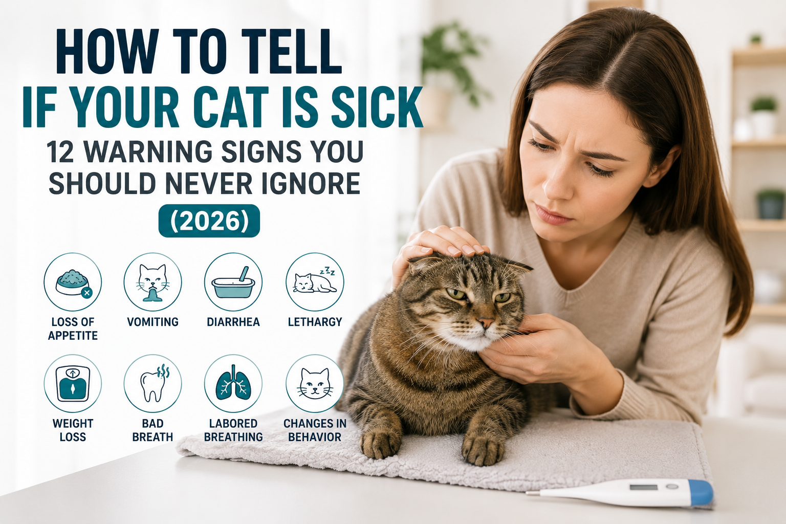 How to Tell If Your Cat Is Sick: 12 Warning Signs You Should Never Ignore (2026)