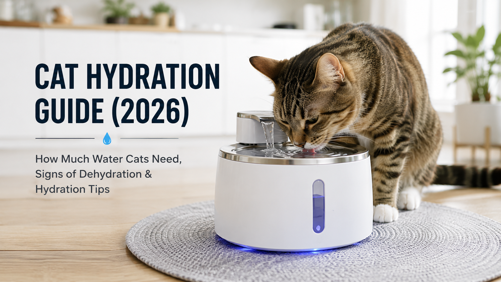 How Much Water Should a Cat Drink? Signs of Dehydration & Hydration Tips (2026)