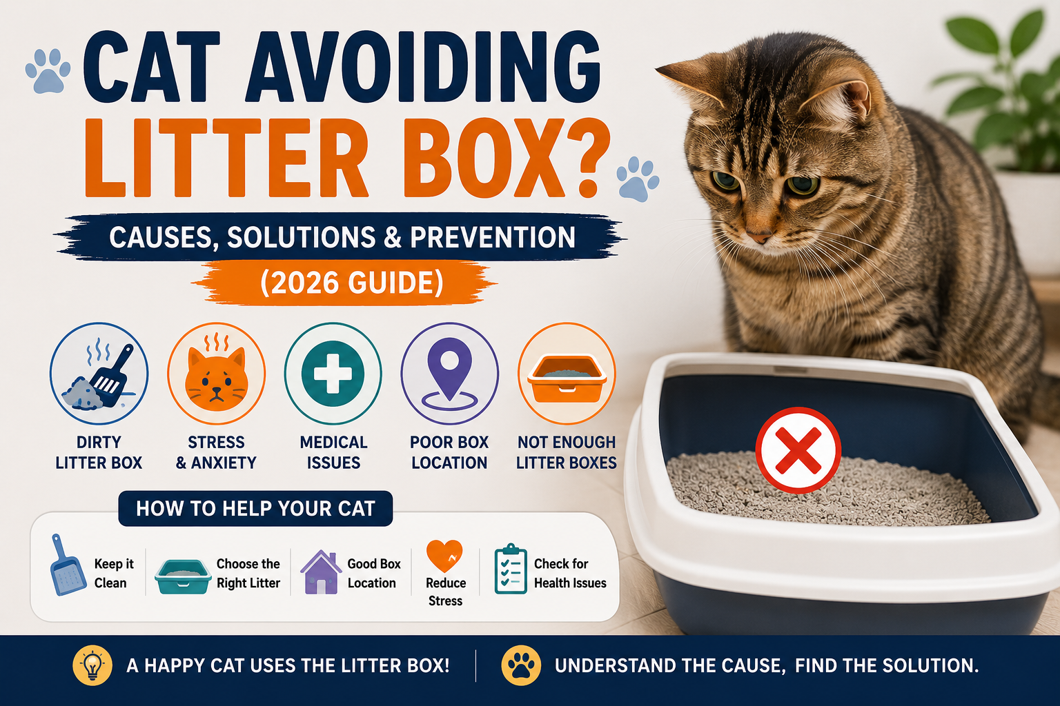 Cat Avoiding Litter Box? Causes, Solutions & Prevention (2026 Guide)