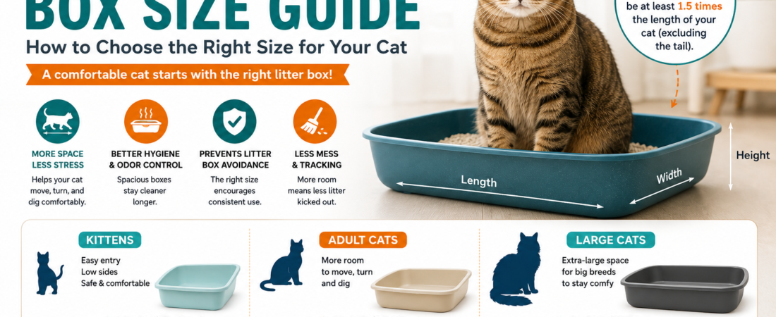 Cat Litter Box Size Guide (2026): How to Choose the Right Size for Your Cat