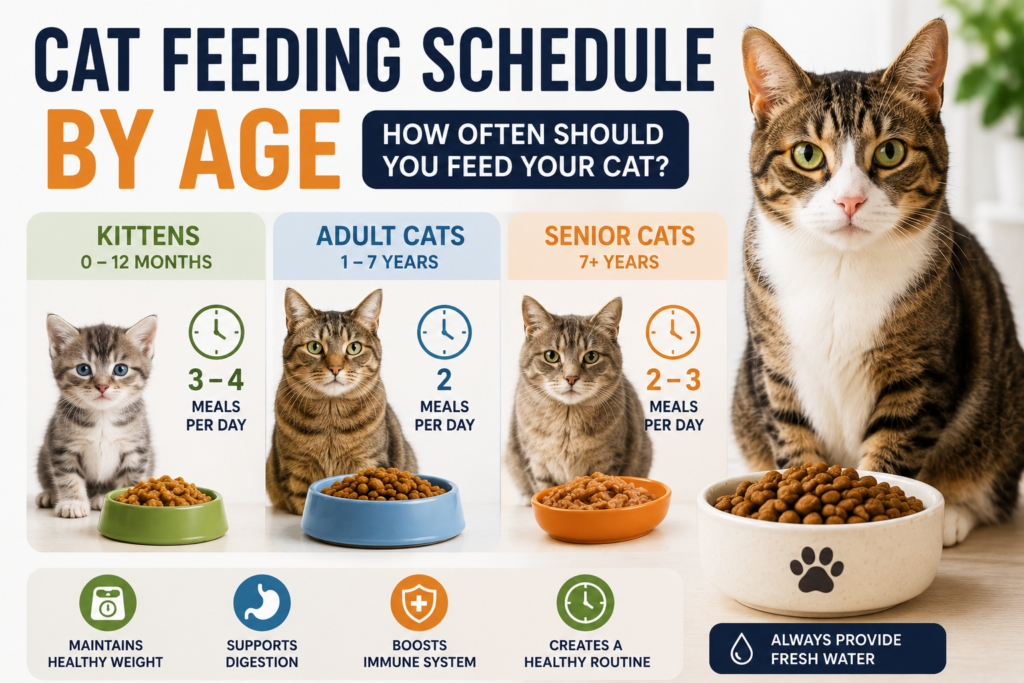 Cat Feeding Schedule by Age (2026): Complete Feeding Guide