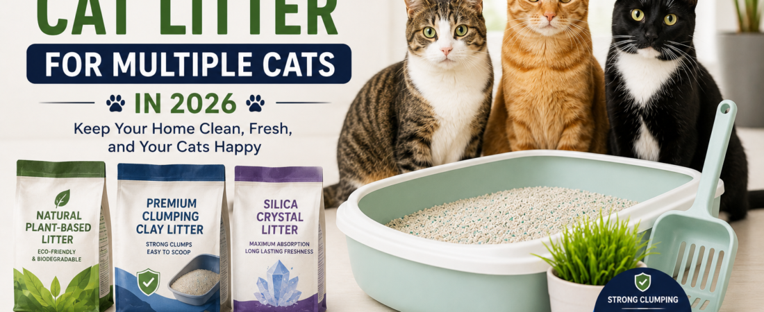 Best Cat Litter for Multiple Cats in 2026