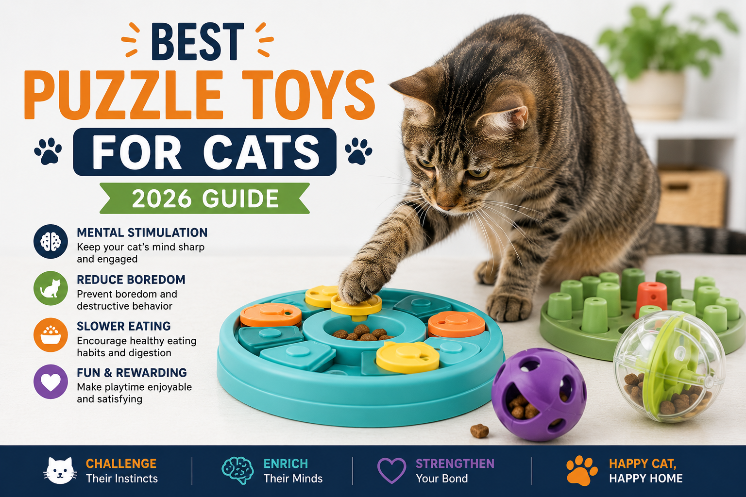Best Puzzle Toys for Cats in 2026: Complete Buying Guide