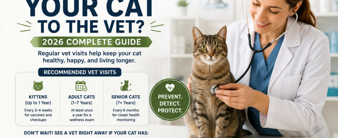 How Often Should You Take Your Cat to the Vet? (2026 Complete Guide)