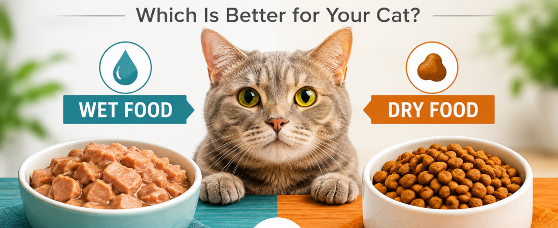 Wet vs Dry Cat Food: Which Is Better for Your Cat? (2026 Complete Guide)