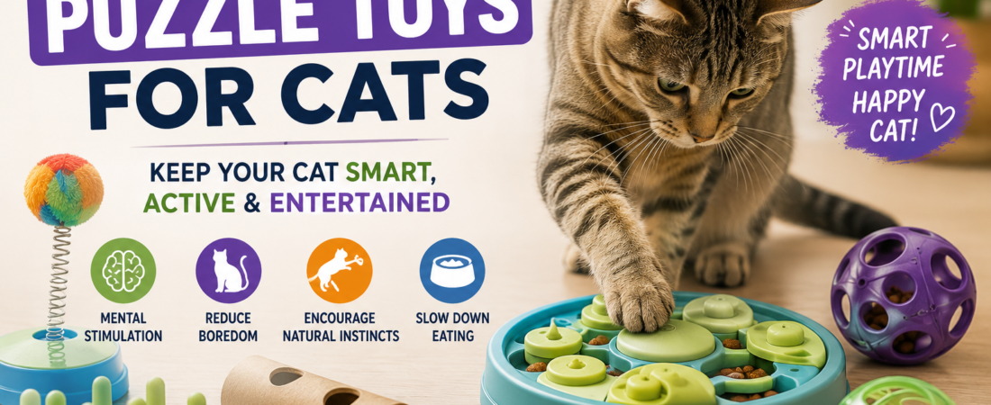 Best Puzzle Toys for Cats: Keep Your Cat Smart, Active, and Entertained (2026 Guide)