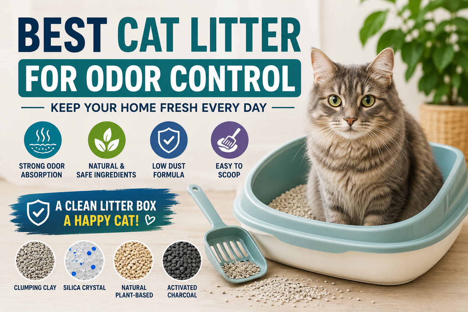 Best Cat Litter for Odor Control in 2026: Keep Your Home Fresh Every Day