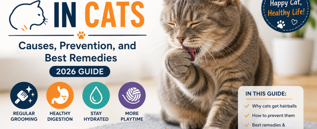 Hairballs in Cats: Causes, Prevention, and Best Remedies (2026 Guide)