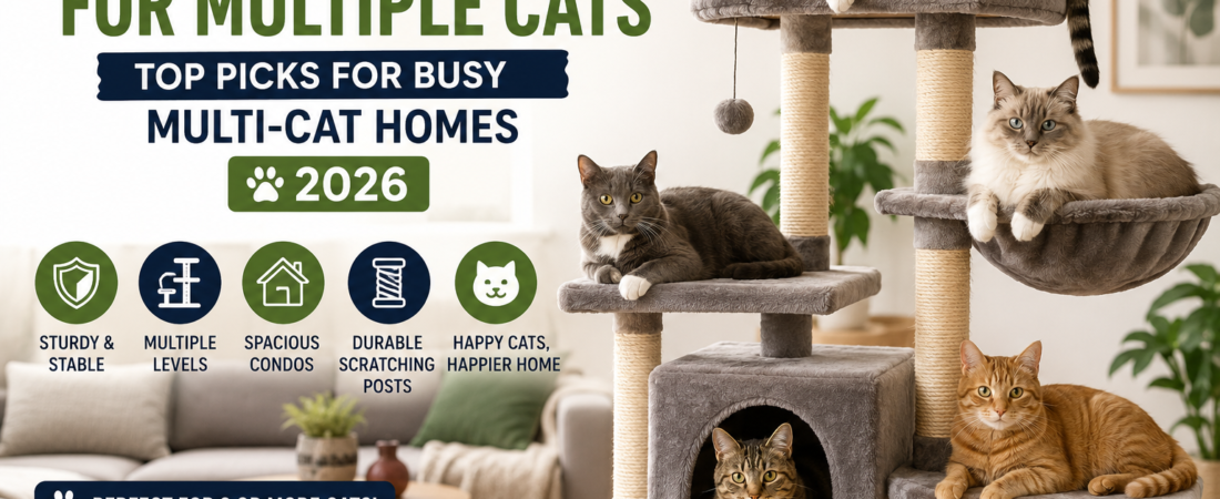 Best Cat Trees for Multiple Cats in 2026