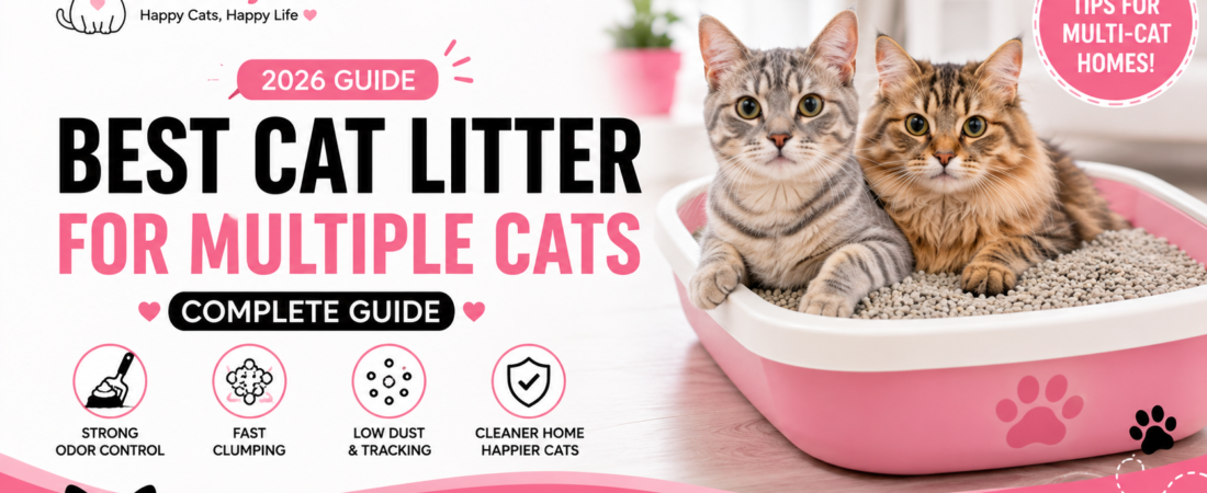 Best Cat Litter for Multiple Cats in 2026: Complete Guide