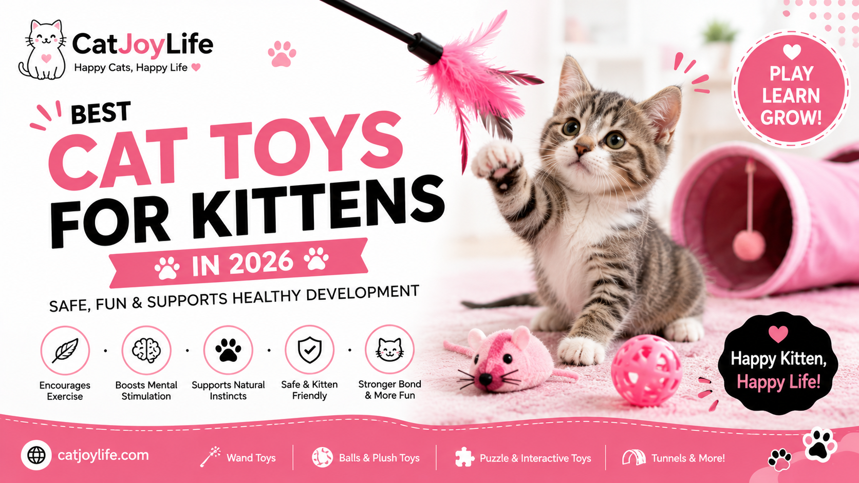 Best Cat Toys for Kittens in 2026: Safe & Fun Guide