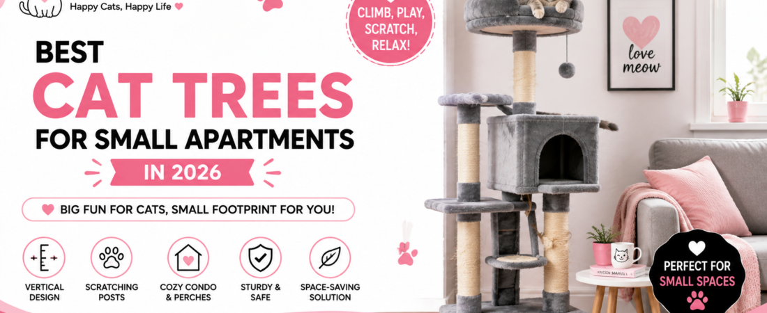 Best Cat Trees for Small Apartments in 2026