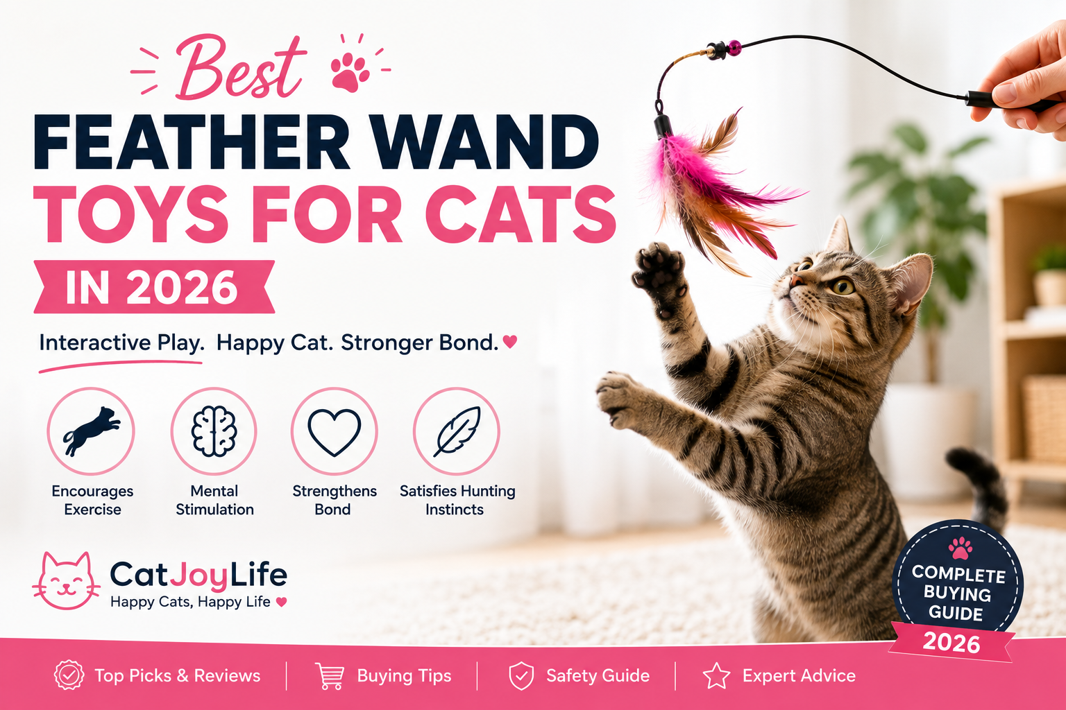 Best Feather Wand Toys for Cats in 2026