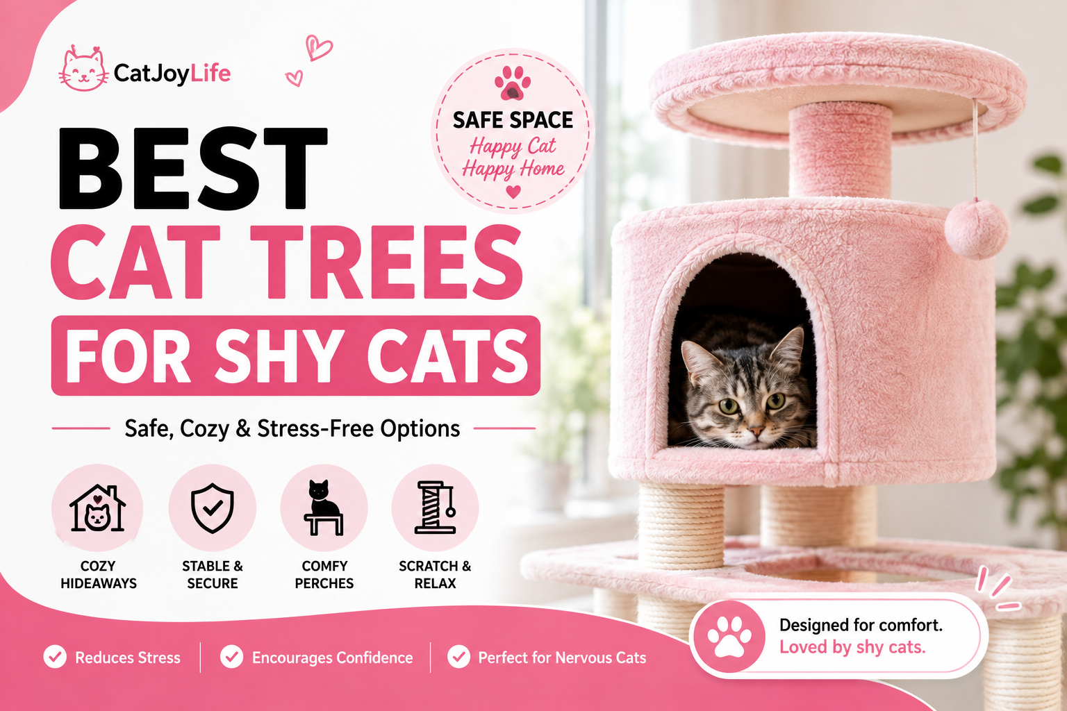 Best Cat Trees for Shy Cats in 2026: Safe & Cozy Picks
