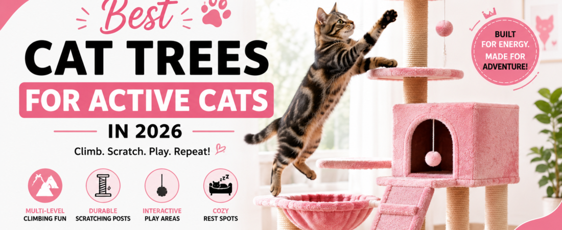 Best Cat Trees for Active Cats in 2026: Play & Climb