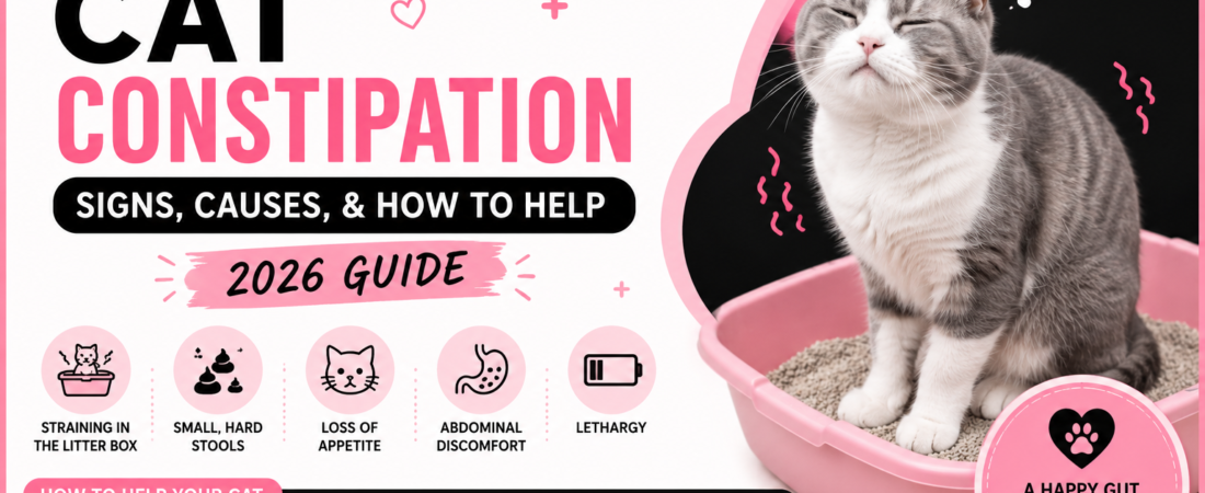 Cat Constipation: Signs, Causes & How to Help (2026 Guide)