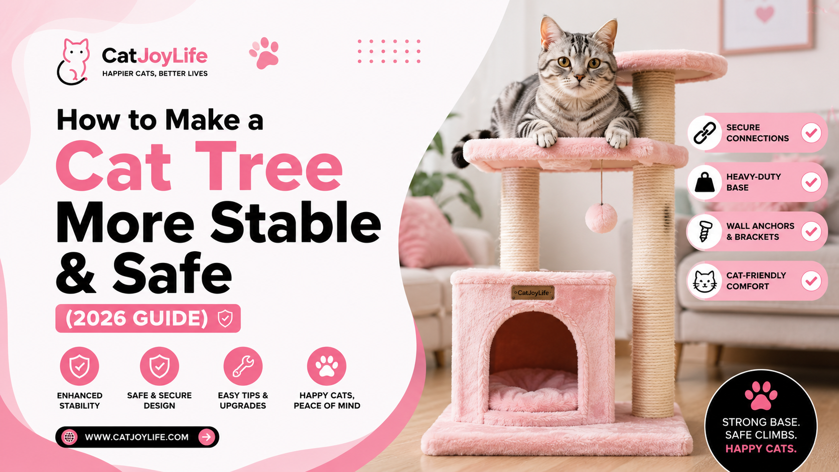 How to Make a Cat Tree More Stable & Safe (2026 Guide)