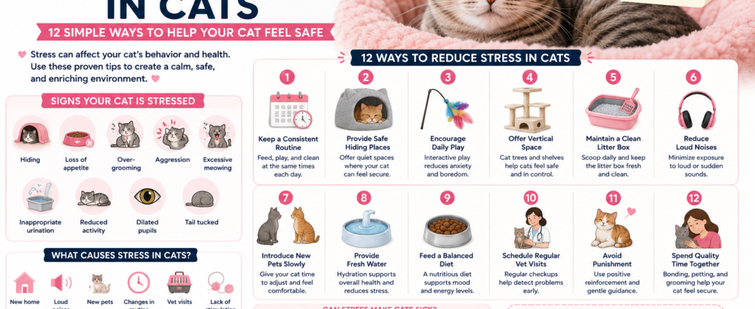 How to Reduce Stress in Cats (2026 Guide)