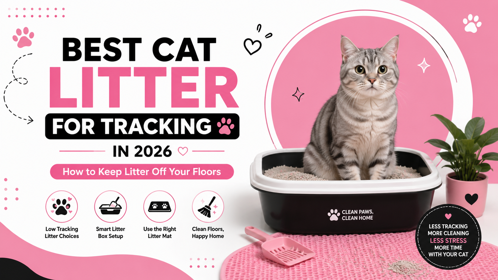 Best Cat Litter for Tracking in 2026: Low-Tracking Options