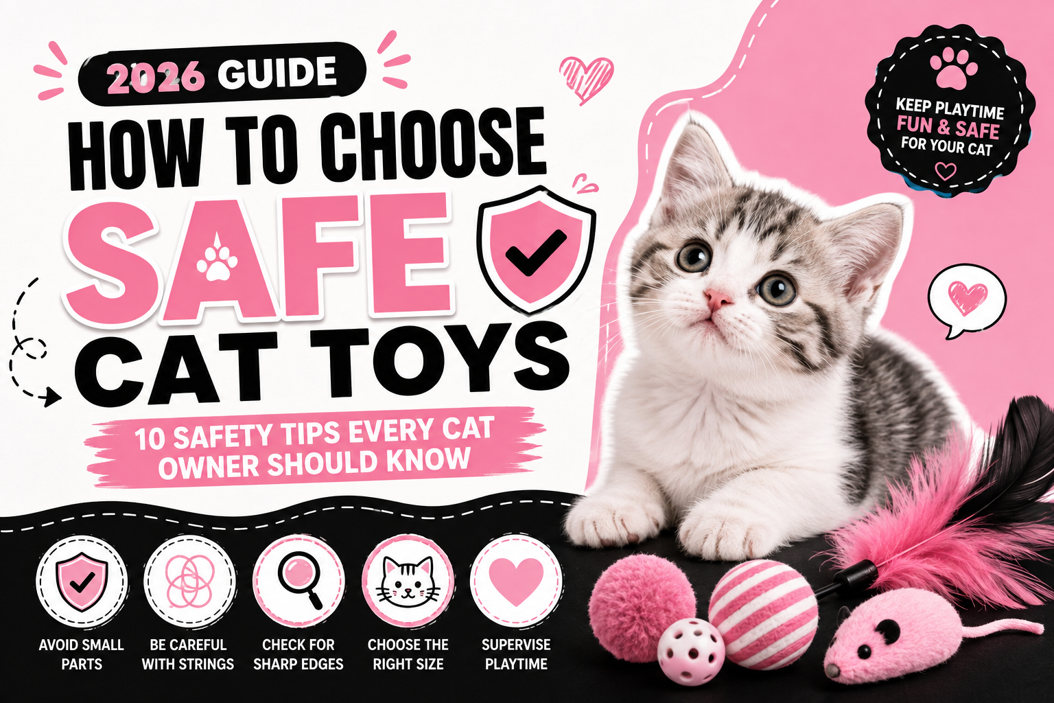 How to Choose Safe Cat Toys: 10 Safety Tips (2026 Guide)