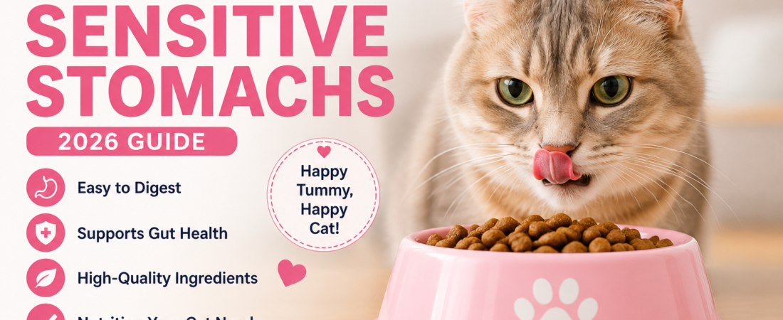 Best Cat Food for Sensitive Stomachs (2026 Guide): How to Choose the Right Diet