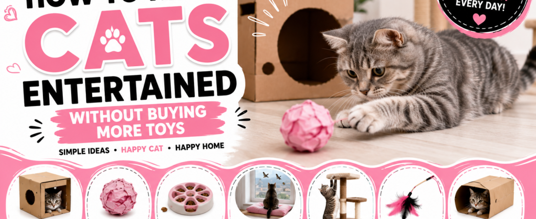 How to Keep Cats Entertained Without Buying More Toys (2026 Guide)