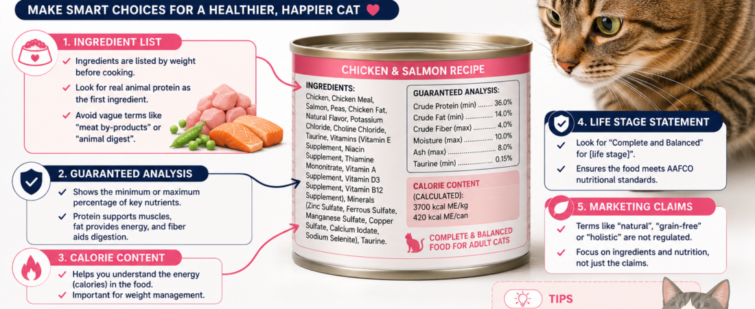 How to Read Cat Food Labels (2026 Guide): What Every Cat Owner Should Know