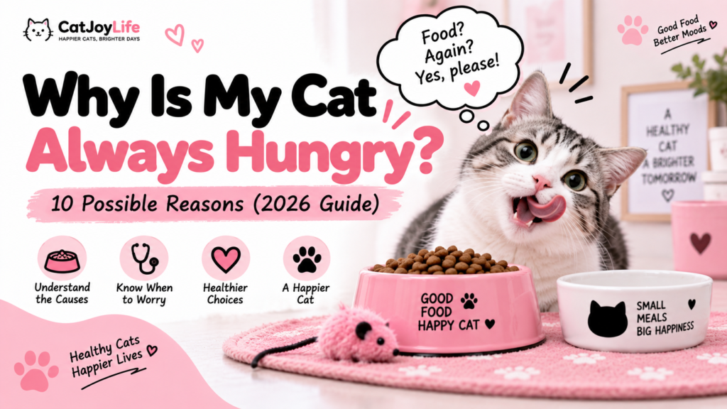 Why Is My Cat Always Hungry? 10 Reasons (2026)
