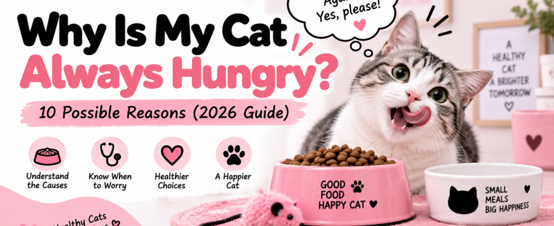 Why Is My Cat Always Hungry? 10 Reasons (2026)