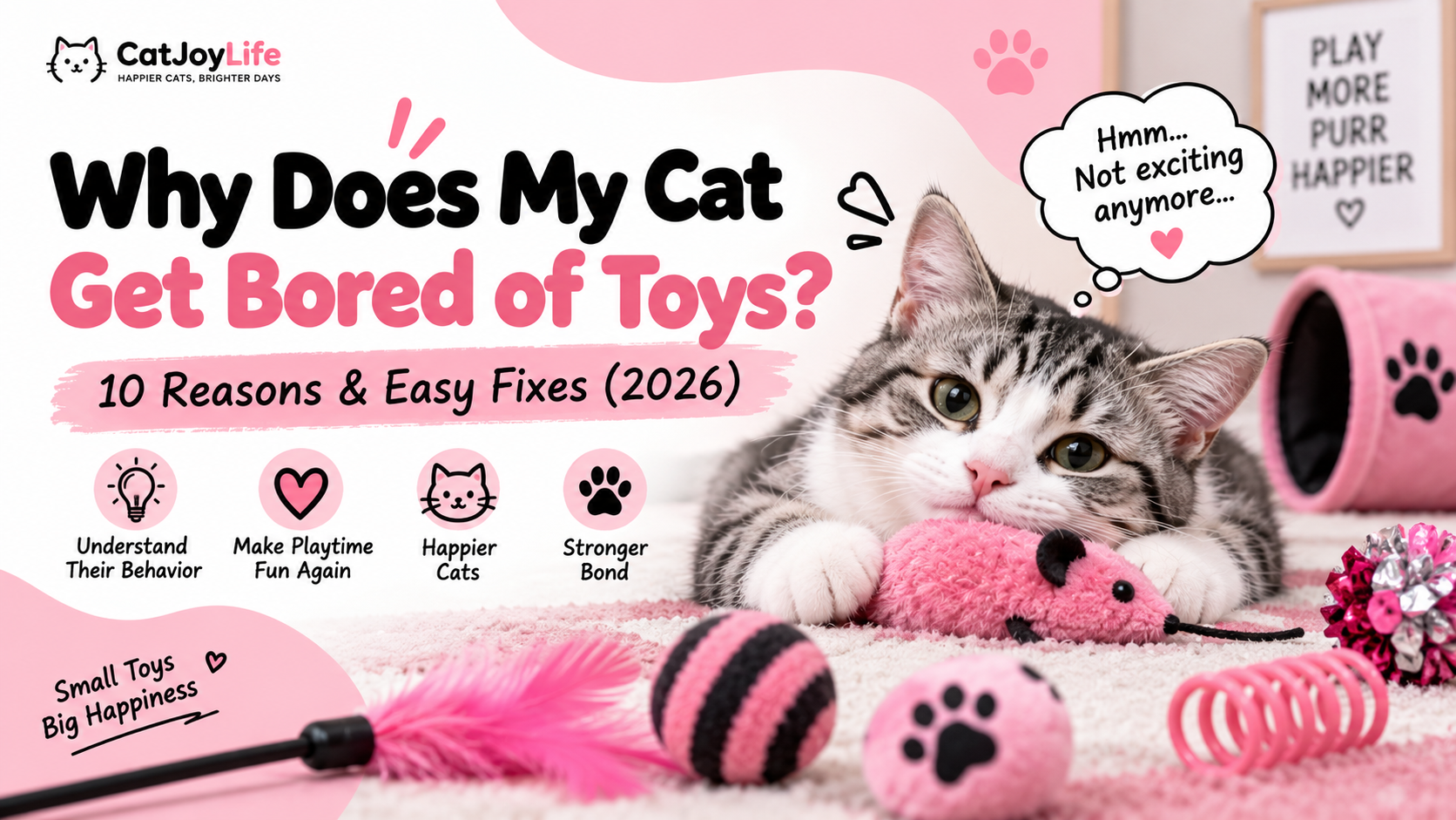 Why Does My Cat Get Bored of Toys? 10 Reasons (2026)