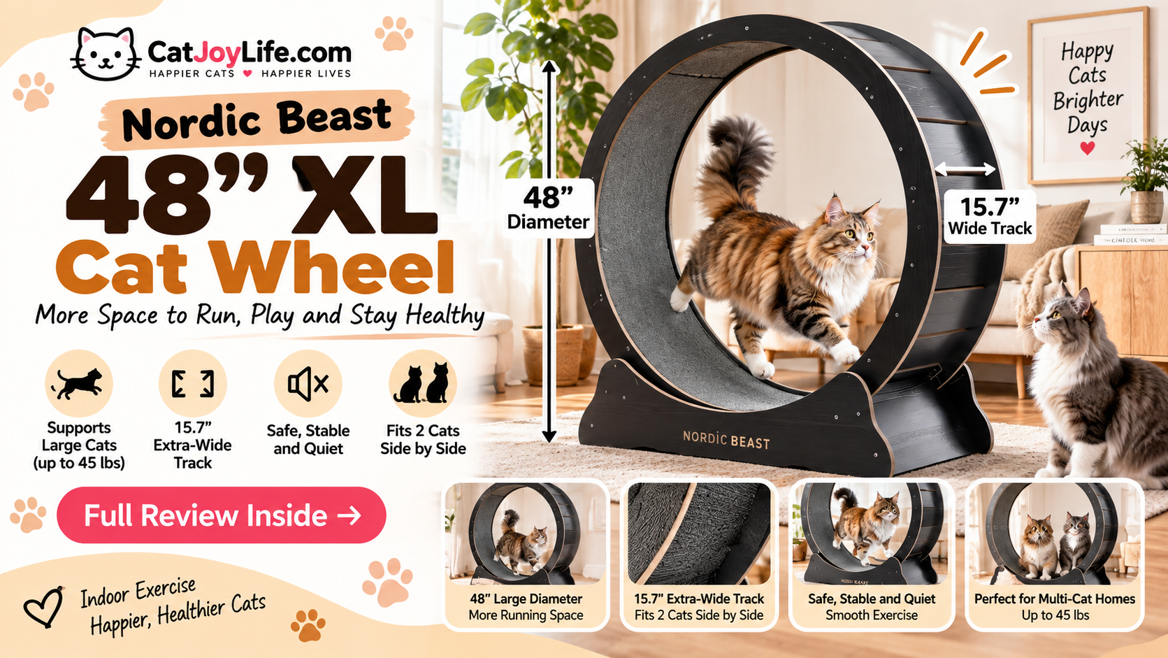 Nordic Beast 48″ XL Cat Wheel Review: Is It Worth It?