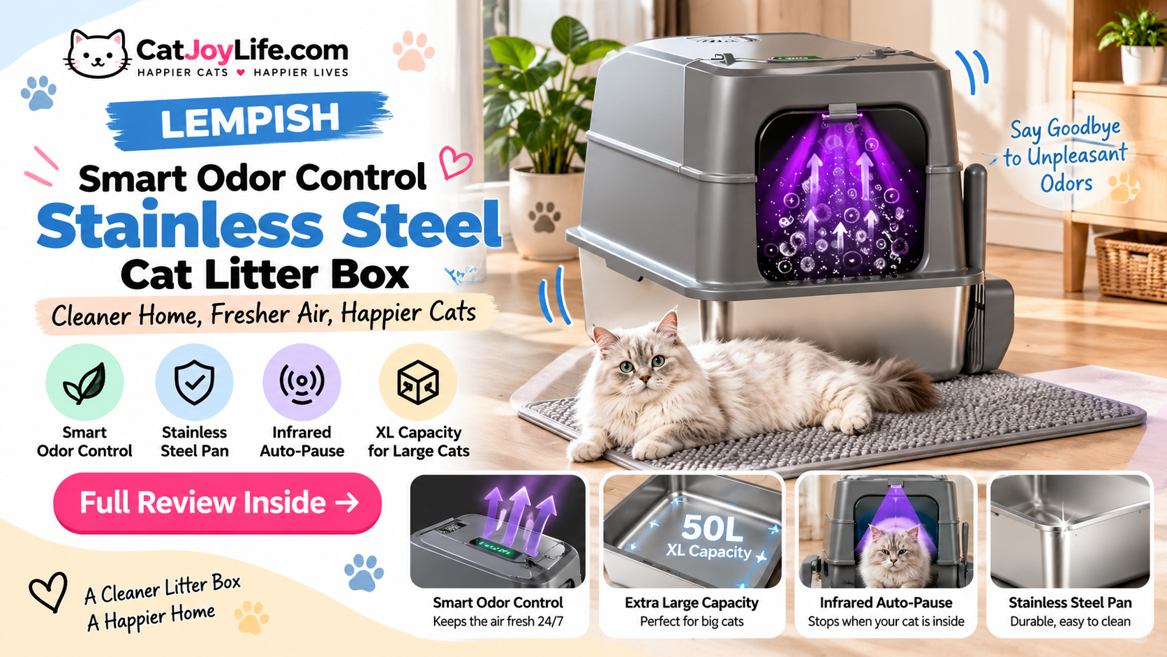 LEMPISH Stainless Steel Cat Litter Box Review: Is It Worth It?