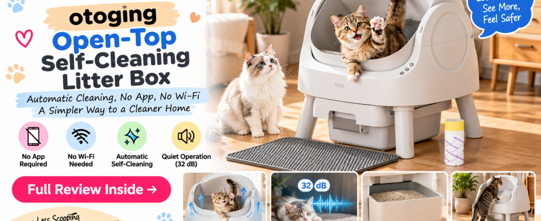 otoging Open-Top Self-Cleaning Litter Box Review