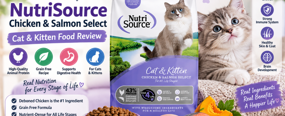 NutriSource Chicken & Salmon Cat Food Review