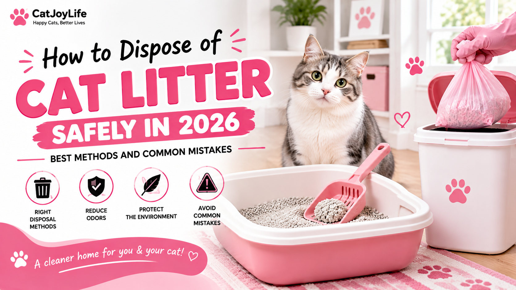 How to Dispose of Cat Litter Safely in 2026
