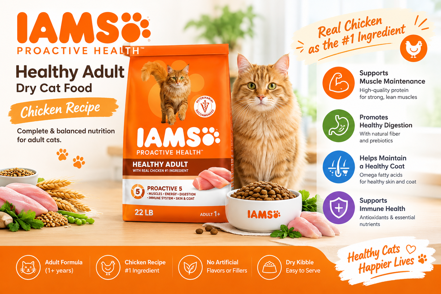 IAMS Proactive Health Healthy Adult Cat Food Review
